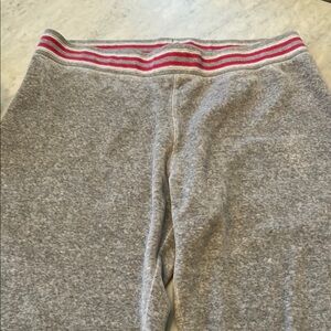 Gray GAP Sweatpants with Hot Pink Stripe